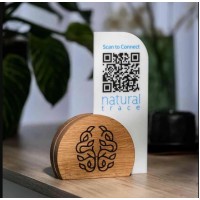 QR Code Kare Kod Menü Stand 004..