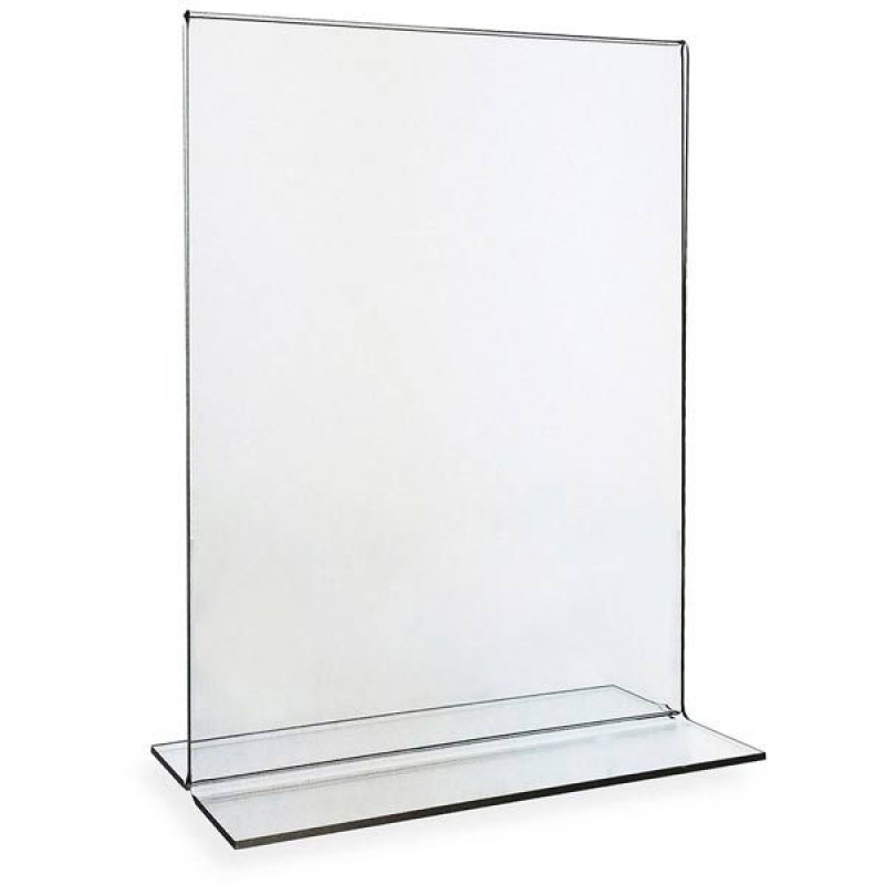 Acrylic Sign Holder Bottom Load Letter Size Paper (8.5 x 11)